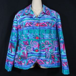 VTG 80's Anne Crimmins For Umi Collections Blazer